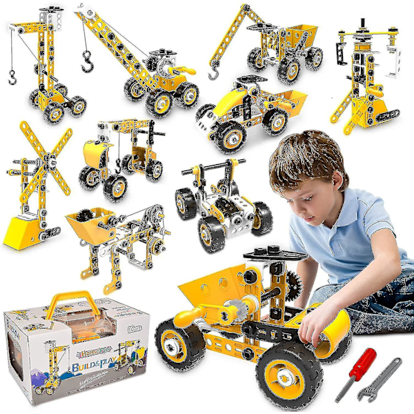 2024 Educational Building Toys Stem Learning Kit, Construction Blocks For Preschool Kids, Engineering Toys Creative Set Gift For Boys Age 5 6 7 8 9 10