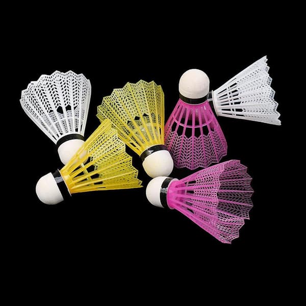 Badminton Shuttlecocks 12-pak Multicolor Plastik
