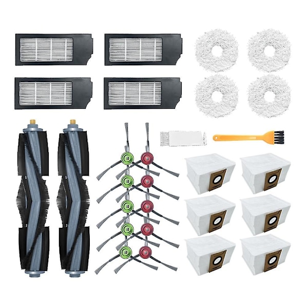 Ecovacs Deebot X1 Omni Dammsäck Huvudborste Kit HEPA-filter - Kompatibel
