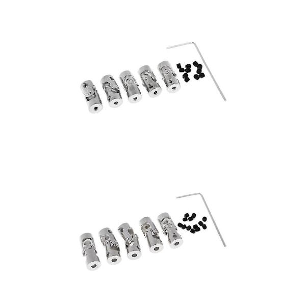 Set Metall Cardanknut Gimbal Kopplingar Universalknut för RC Bil (C)