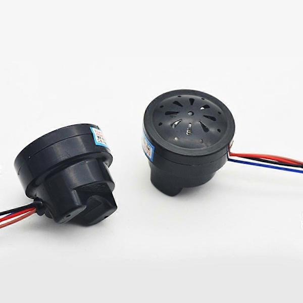 Universal 48V 60V 2 i 1 ATV Motorcykel Elektrisk Signalhorn Rund Högtalare-Siren (FCC)