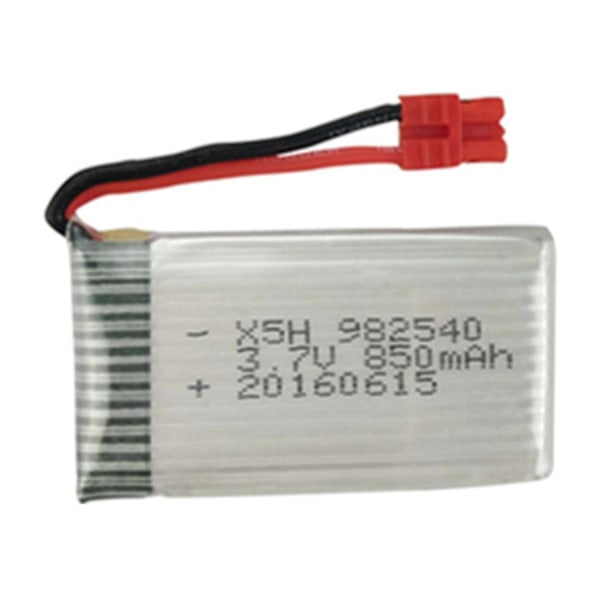 3.7V 850MAH Drone Li-Po Batteri med USB Hurtiglader til X5HW X5HC RC Quadcopter Reservedele Drone Tilbehør