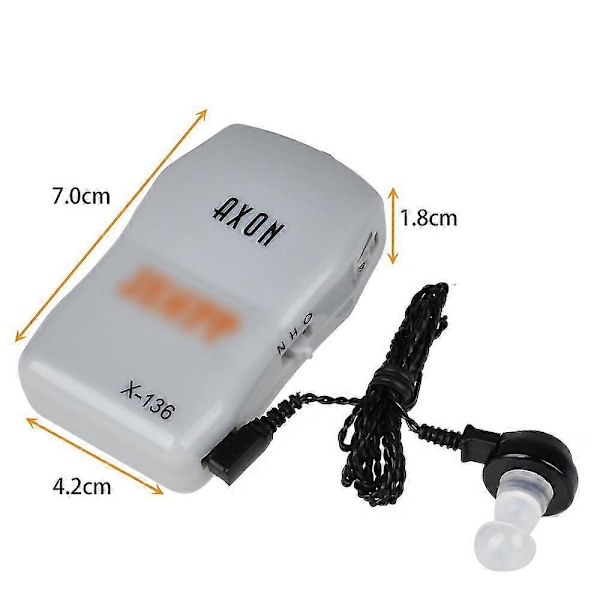 Hörselapparater Ljudförstärkare Batteridriven Hörselförbättringsenhet (C)