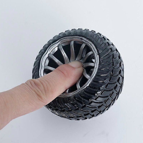 Självlysande Stressboll - Kreativ 3D-Hjuldesign med Ihålig Textur för Stresslindring och Fidgeting (C)