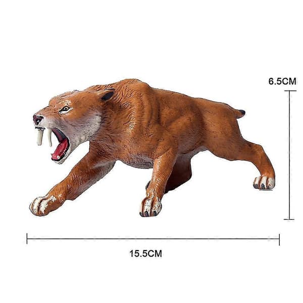 Sabeltandet tiger - Simulationsdyrmodel - Legetøj til børn
