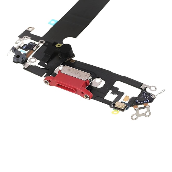 OEM Afmontering Dock Connector Opladningsport Flex Kabel Udskiftning til iPhone 12 mini - Hvid Red
