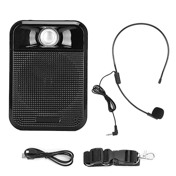 Röstförstärkare med mikrofon, bärbar röstförstärkare laddningsbar trådbunden headset högtalarförstärkare röstförstärkare ledande teknik
