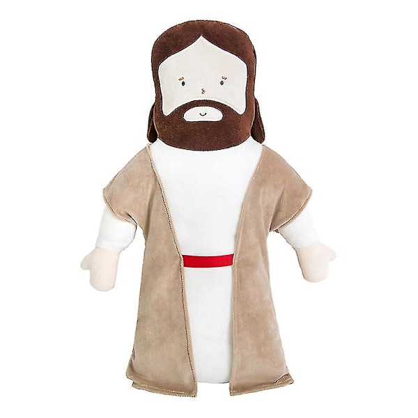 50cm Plyschleksak Jesus Mjuk Dock Barn Fotorekvisita Krampuff Kudde Kristna För Pojke Flicka Gåva