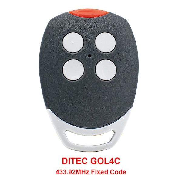 DITEC GOL4C Garasjeport Fjernkontroll 433.92MHz Fast Kode For DITEC Fjernkontroll Garasjeportåpner 433MHz Ansikt til Ansikt Kopiering