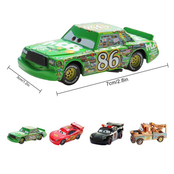 Disney Pixar Cars Die Cast Mini Racers 1 Pak Samleobjekter Legetøjsbiler Til Børn Fra 3 År Green