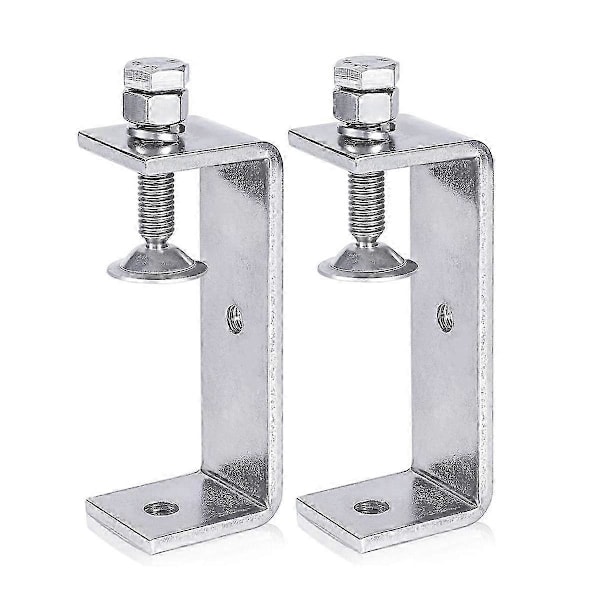 Klämma Kraftig Metall C-klämma Träbearbetningsklämma med Bred Käppöppning (130mm), 2st (C)
