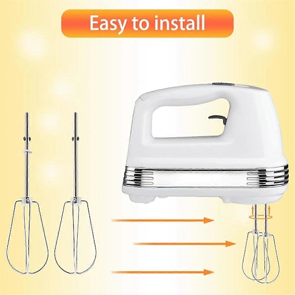 3 Set Vispar till Handmixer Ersättningstillbehör W10490648 (C)