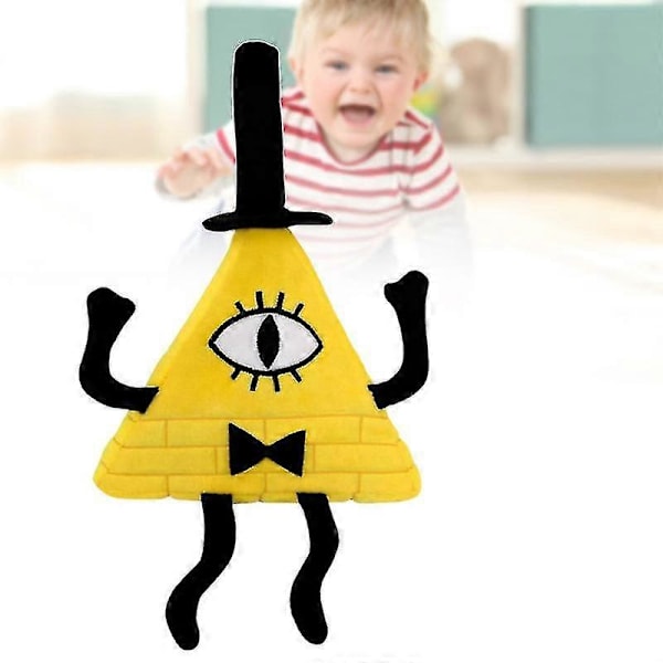Bill Cipher Söta Kramande Kudde Plysch Fylld Animationskaraktär Fylld Kudde