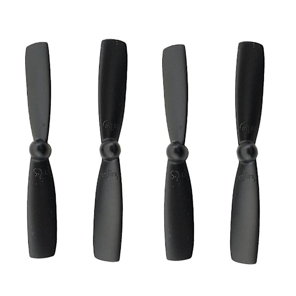 2x4st Svarta CW CCW Propeller Reservdelspropeller för MJX B3 Bugs 3 Mini RC Drönare (C)