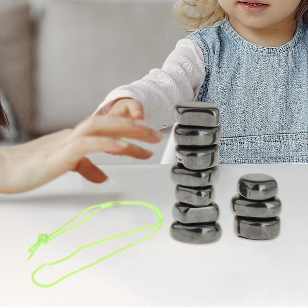 Effektschackset Utbildande Damspel Kreativt Schackbrädespel 10 Schackpjäser för Utomhussamlingar inomhus Black 12cmx10cmx4cm