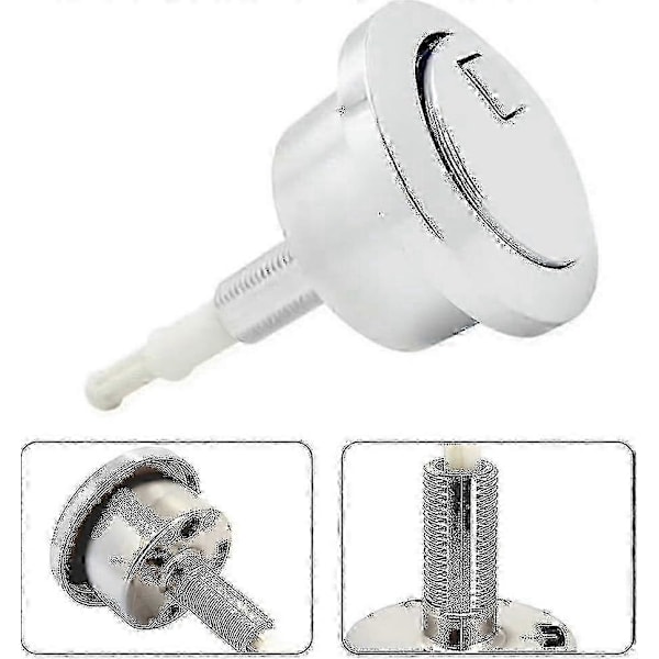 Geberit Typ 280 Dubbelspolknapp - ABS Kromplätering (274.006) - 1 kg (DPD) (FMY) (C)