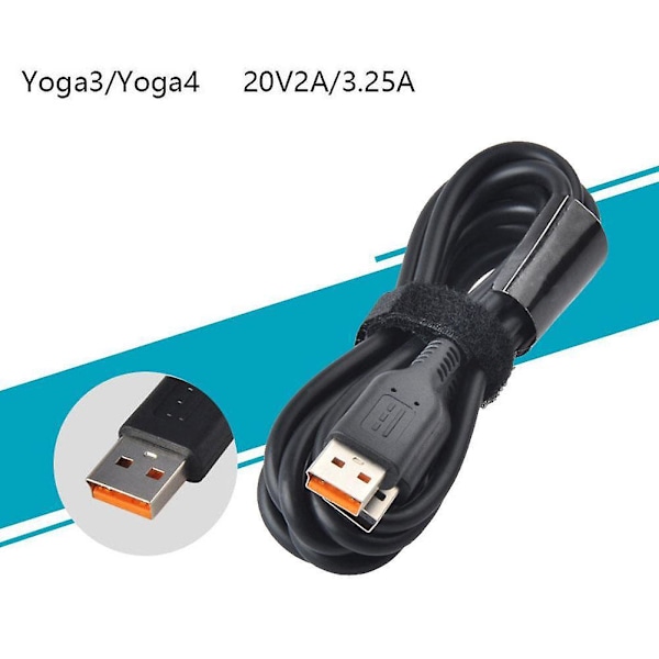 USB Opladerkabel Til Lenovo Yoga 3 4 Pro Yoga 700 Oplader Laptop (FCC)