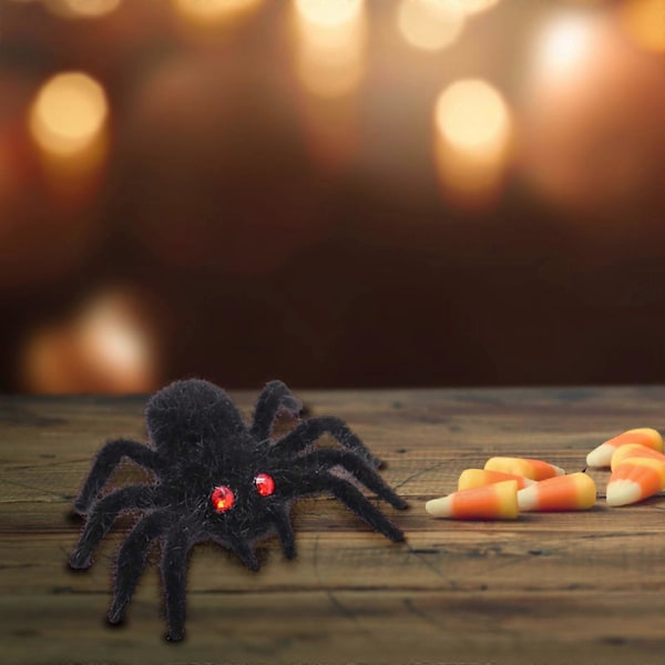 Legetøj til børn Halloween Dekorationer Simulation Stor Edderkop Spøg Legetøj Scene Dekoration Rekvisitter Flocking