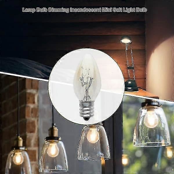 10 st E12 glödlampa 220v-240v 10w C7 glödlampa - varm färg - glödlampa/glödlampa ljus/glödlampa ljus