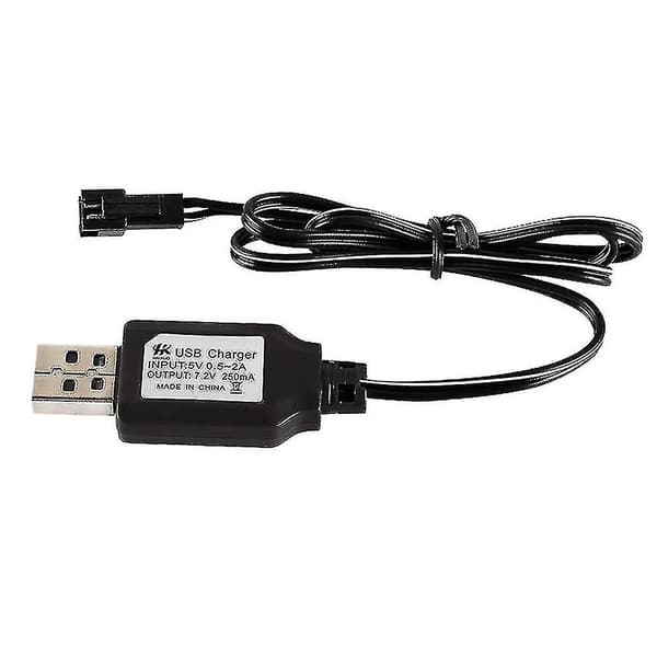 USB 7.2V Ladekabel for Fjernkontroll Leker