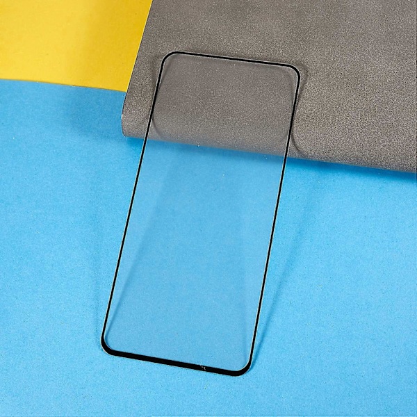För Xiaomi Poco M6 4G Full Screen Protector Härdat Glas Full Lim Silkestryck Skärmskydd (C)