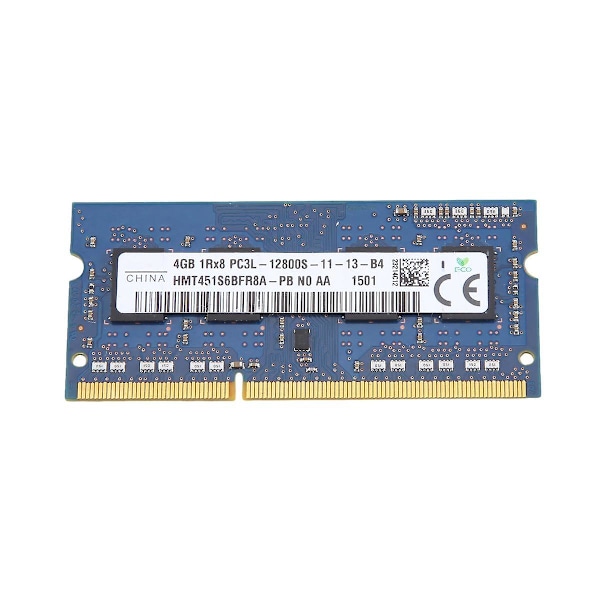 DDR3 4GB Laptop RAM-minne 1600Mhz PC3 12800 1RX8 1.35V 8 IC SODIMM Minne Endast för