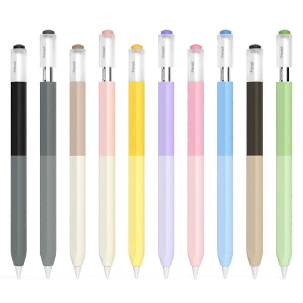 Liukuvärjätty silikoninen suojakotelo Apple Pencil USB-C -kynälle (FCC)