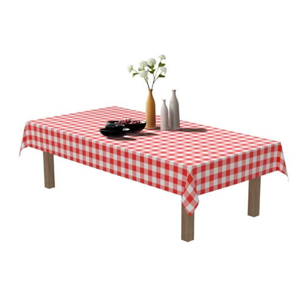 Engångsduk - Premium - Rektangulär - 1,37 x 2,74 M - 6-pack - Röd[YJD]