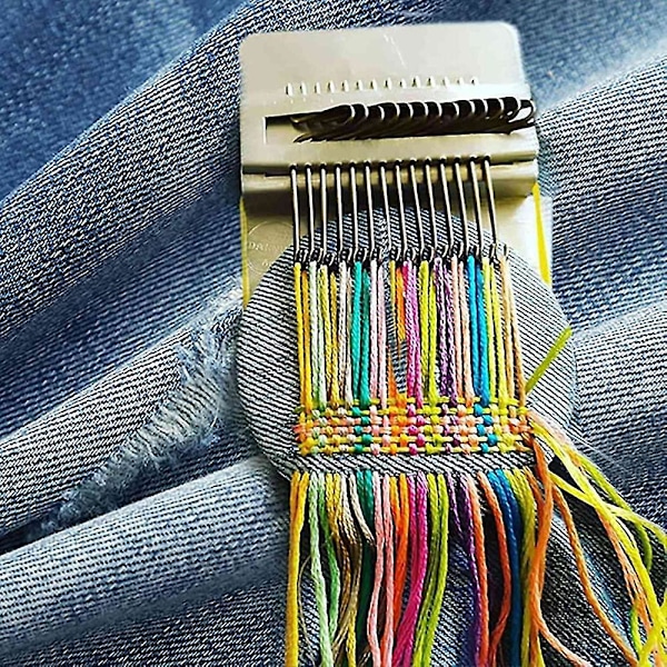 Mini Vävstol Speedweve Typ Vävverktyg, Stoppningsvävstol Snabbt Mini Lagning Bekväm Stoppningsvävstol Gör-det-själv W I6(FCC)
