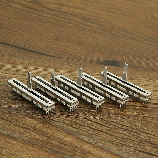 5 stk. Kanal-fader til Pioneer DJM300 400 500 600 700 800 2000 DCV1010 10kΩ (C)