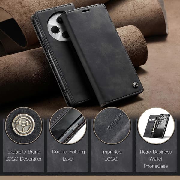 Redmi 14C Lær Telefonveske - Flip Design - Multifunksjonell