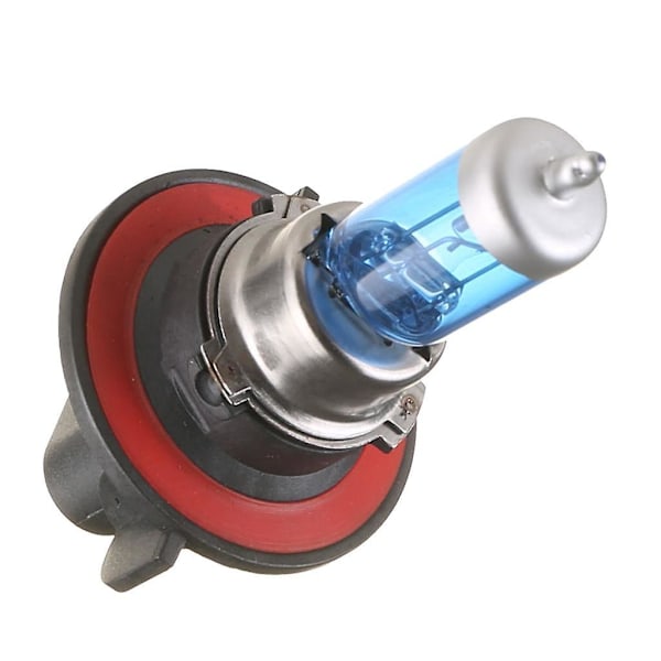 H13/9008 100W 12V 6000K Super Vit Gas Halogen Strålkastarlampa (C)