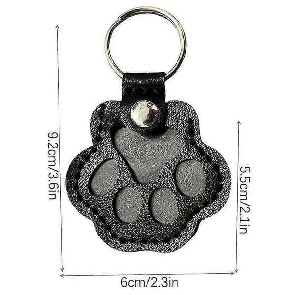 Nøglering til opbevaring af hundehår Black