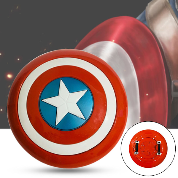 Shield-Toy Keräilyesine Sileä Pinta Monitoiminen Avengers Captain American Muovikilpi-lelu Halloweenille