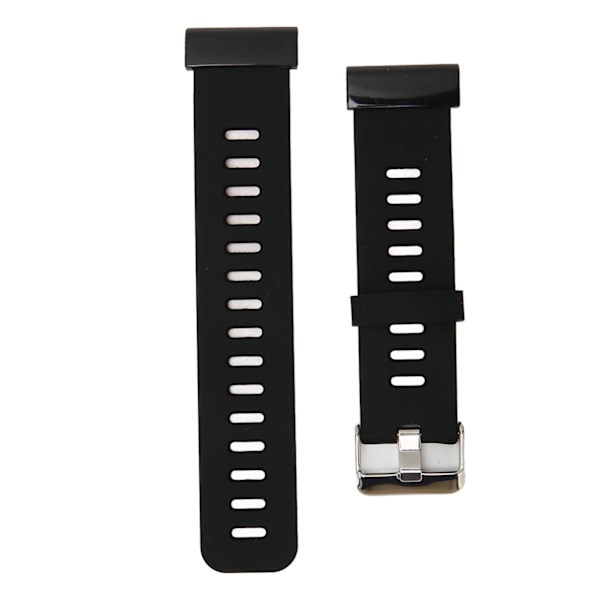Silikon Smartwatch Rem med Justerbar Metalspænde i 2 Farver Urrem til COROS Vertix 2 Ydre Sort og Indre Rød[C]