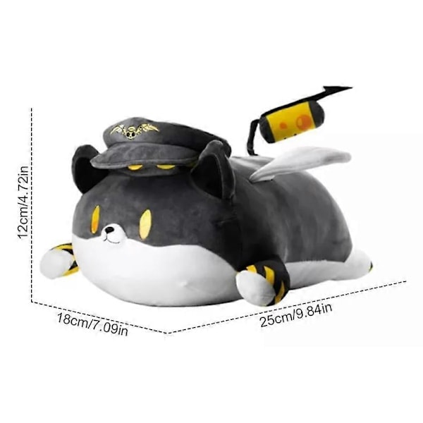 Uzi Murder Drone Plysjdukke Sett - Politi Katt 25cm