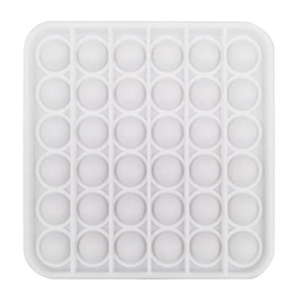 Stuff Certified Pop It - Fidget Anti Stress Toy Bubble Toy Silicone Square White[HK]