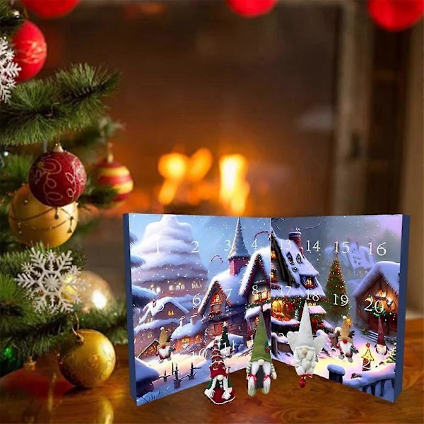Julekalender med nisse for 2024 - Ankomstkalender for jul