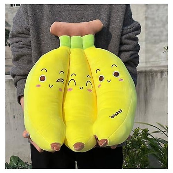 Banan Plyschkudde, En Buke Bananer Plyschdjur, Plushie Leksak