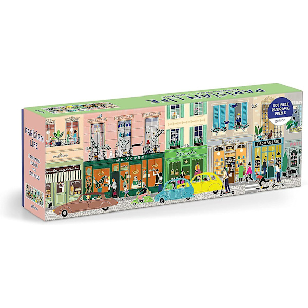 Parisian Life Panorama Pussel (1000 bitar)[C]