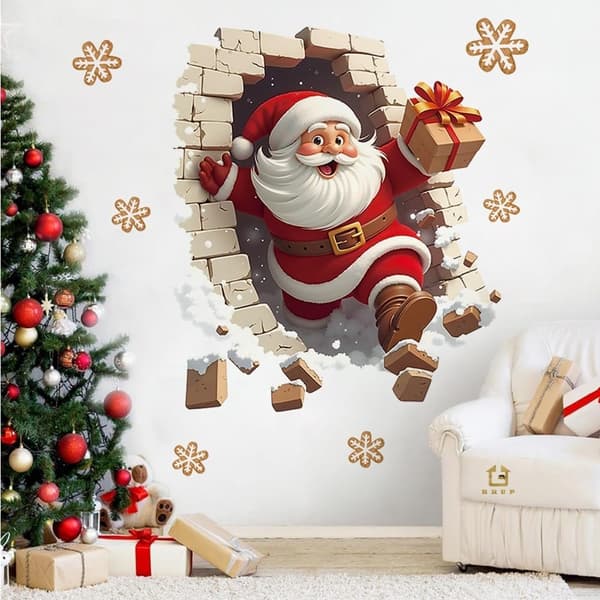 3D Julepynt Julemand Figur 35x40cm[C]