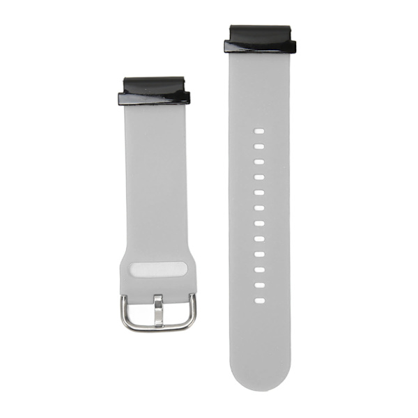 22mm Silikon Urrem til Smart Sports Ur - Remme til Udskiftning af Garmin Fenix 7 6 5 Grå[C]