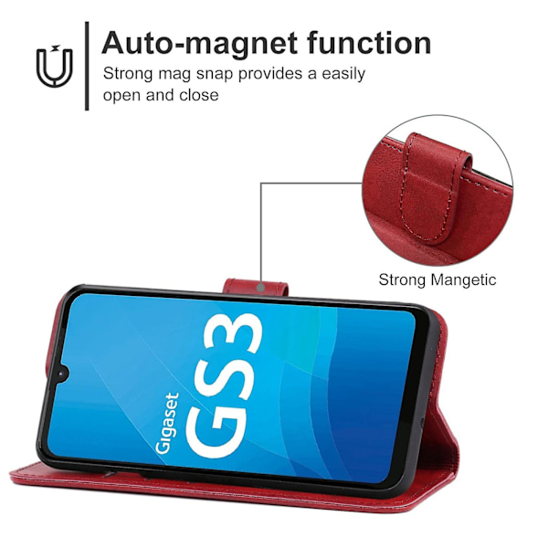 Läderfodral för Gigaset GS3