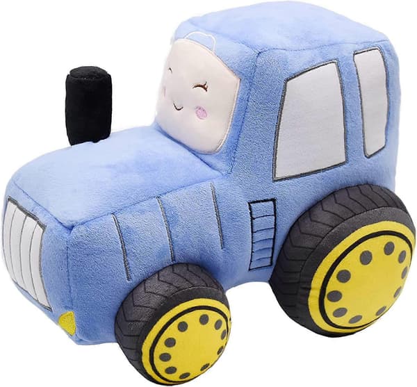 Sød Blå Traktor Plyslegetøj 12 Gave til Børn