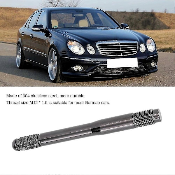 Hjulmonteringsstift för M12 X 1.5 hjulmonteringssats, positioneringsverktyg, biltillbehör, svart (C)