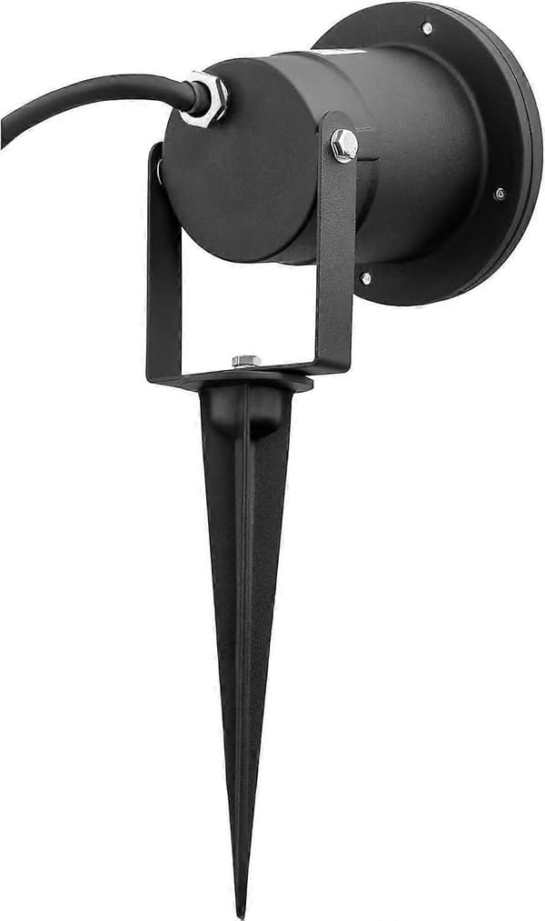 LED Havelampe med Spyd og Justerbart Spotlight