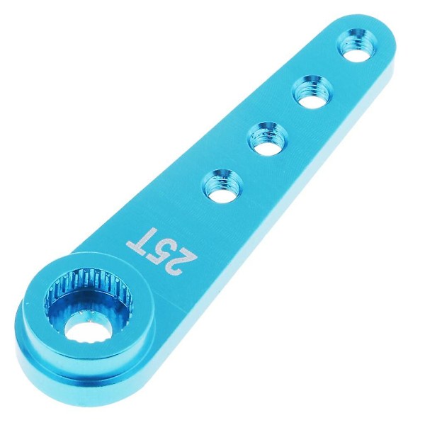 37mm 25T Styrservoarm Horn M2.5 Hål För RC Bil Båt Futaba Blå (C)