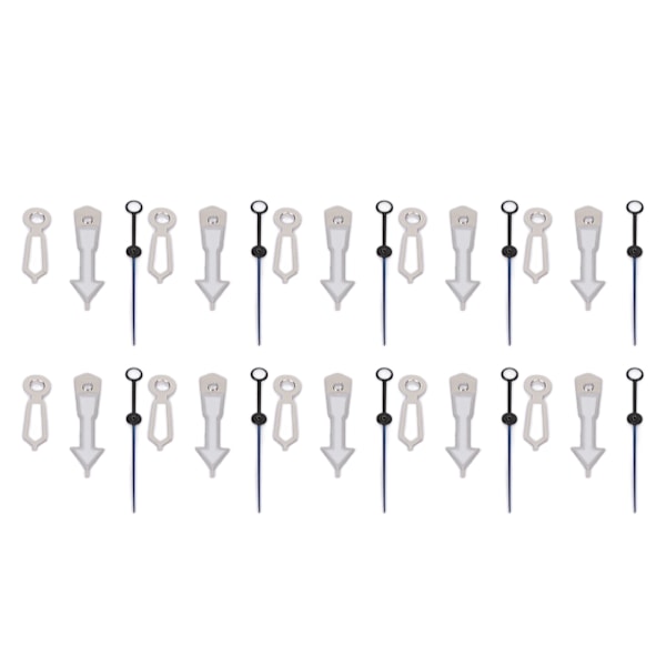 10 Set Urvisarvisdelar Luminous Metall Exklusiv Bärbar Snygg Urverk Visare för NH35A Typ 2[C]