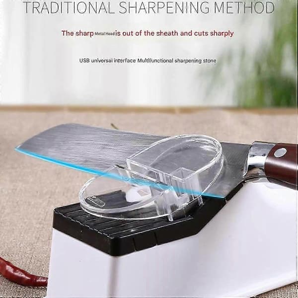 Elektrisk knivsliper Pro Sharp Plus 110W med 5 blader og LED-lys