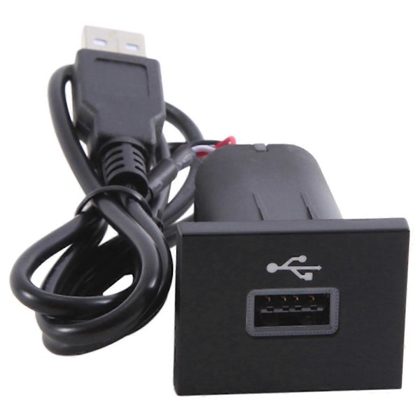 Bil USB Ingång Adapter Ljud Radio U-Disk Flash Uttag Gränssnittskabel för Focus 2 Mk2 2009-2011 (C)